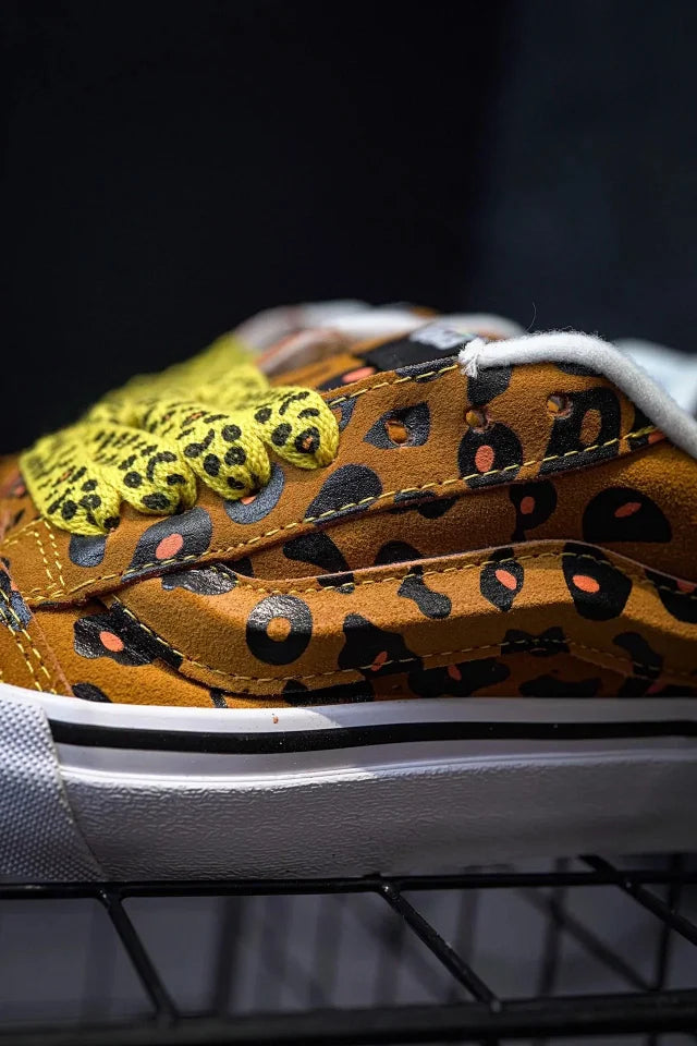 Imran Batata x VS Knu Skool Colaboração Yellow Leopard Print Bread (Potato)