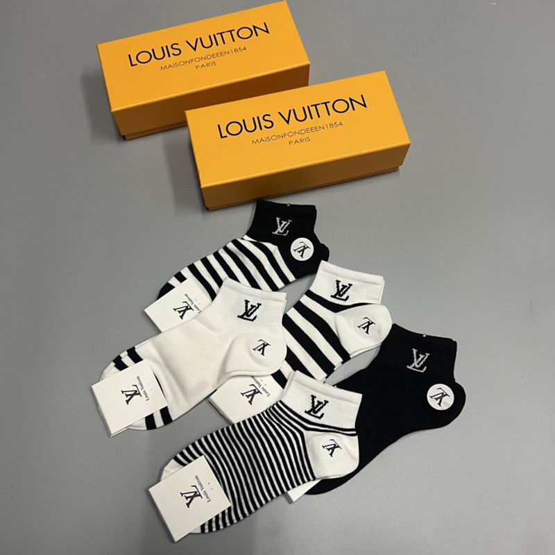 Meia Louis Vuitton Cano Baixo