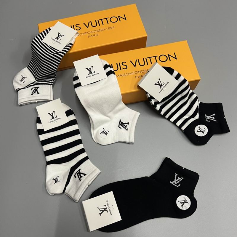 Meia Louis Vuitton Cano Baixo