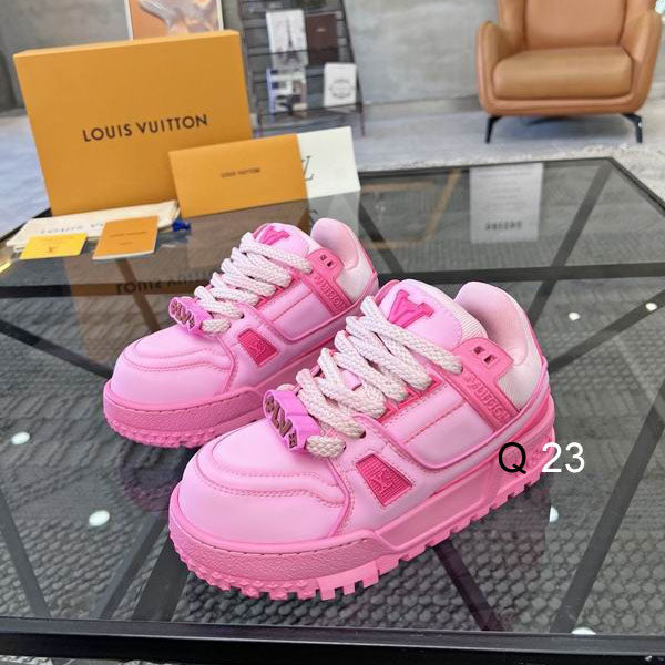 Tênis LV Trainer Maxi Rosa