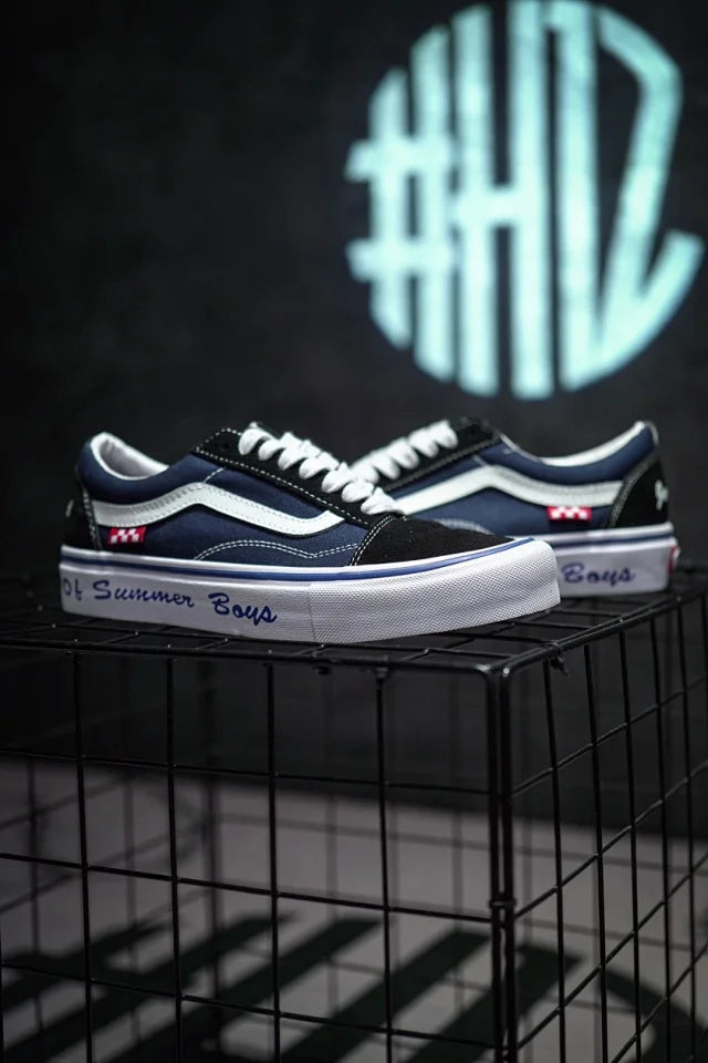 Meninos do Verão x Vans Old Skool Preto & Azul