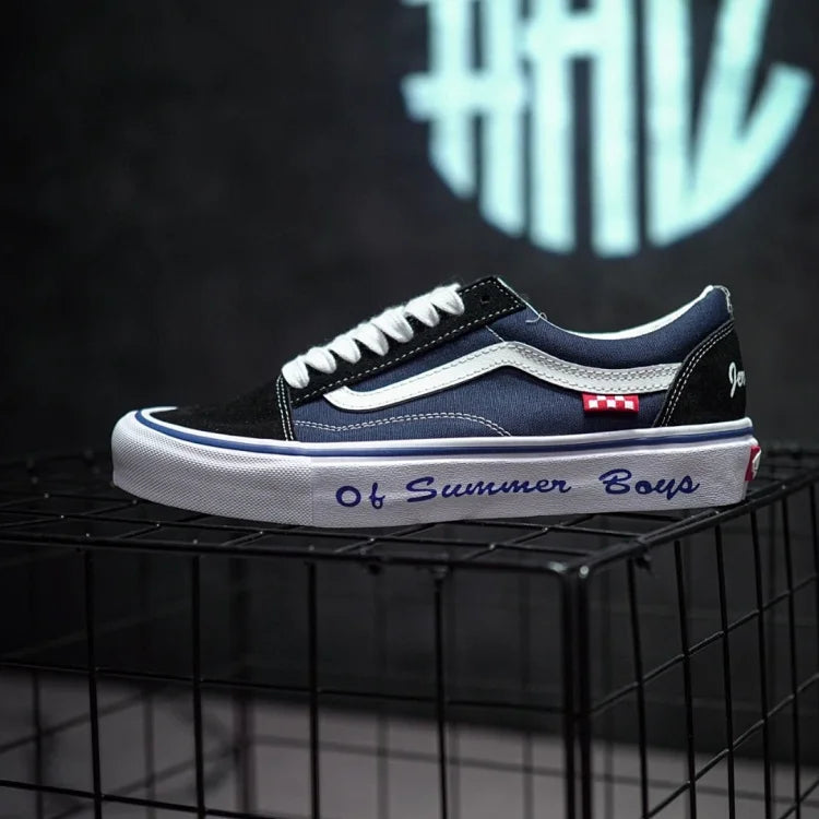 Meninos do Verão x Vans Old Skool Preto & Azul