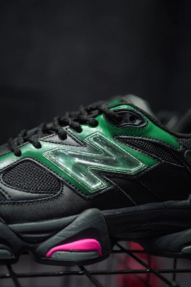 Mowalola x New Balance 9060 "Burglarwear" Preto e Verde