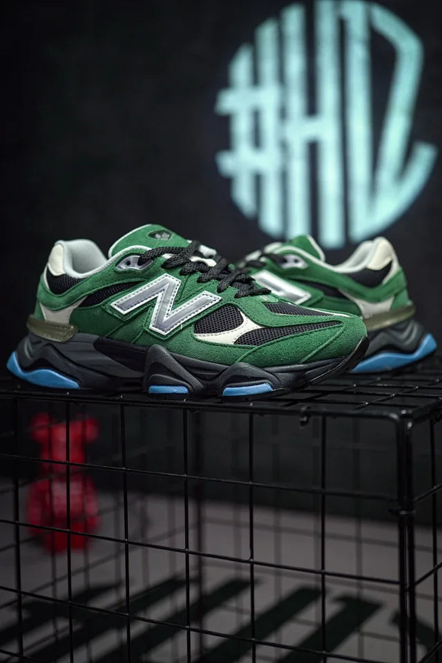 New Balance 9060 Preto, Verde & Azul