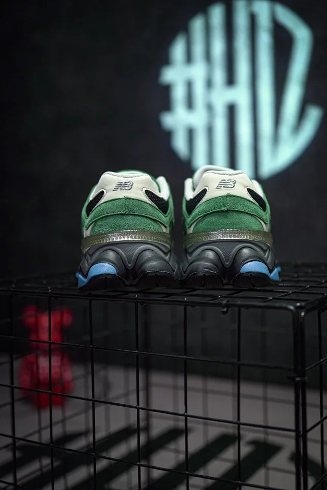 New Balance 9060 Preto, Verde & Azul