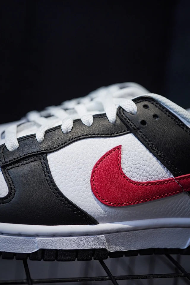 NK Dunk Low Black, White & Red