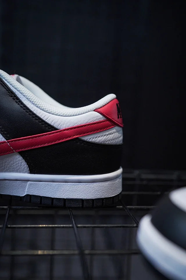 NK Dunk Low Black, White & Red