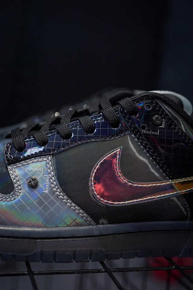 Nike Dunk Low "HyperfIat" Preto e Multi-Color