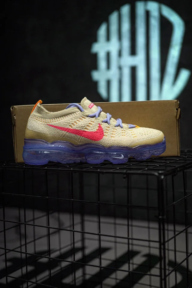 Nike Air VaporMax 2023 Flyknit "Pale Vanilla" Brown & Azul