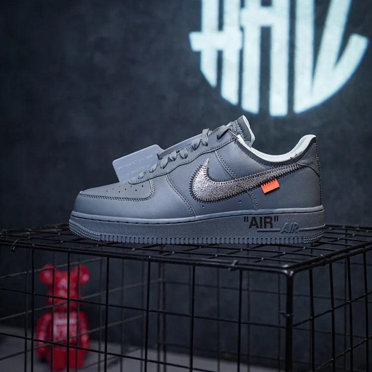 OFF-White x Nike Air Force 1 Low Collaboration Gray Art Museum