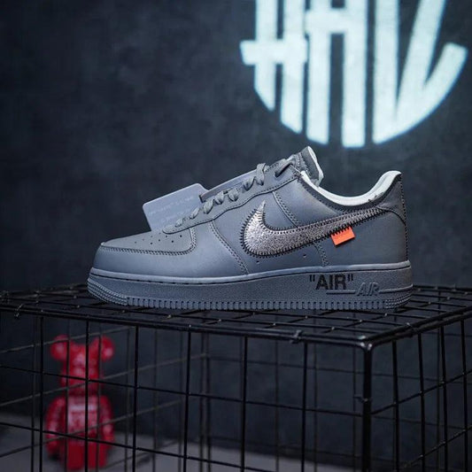 OFF-White x Nike Air Force 1 Low Collaboration Gray Art Museum