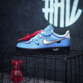 OFF-White x Nike Air Force 1 Low "MCA" Collaboration Black & Blue