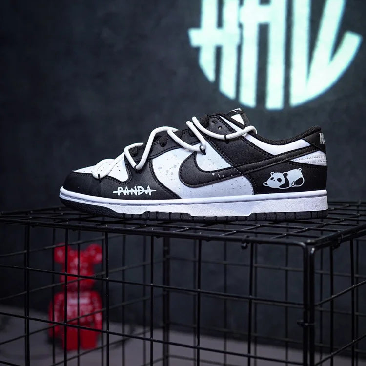 Nike Dunk Low Panda desconstruído personallizado.