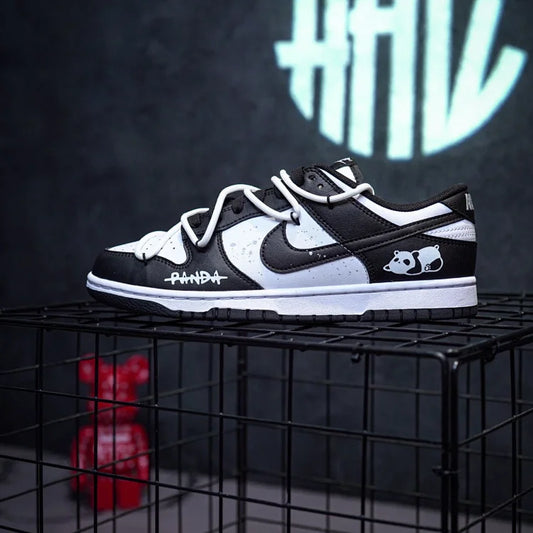 Nike Dunk Low Panda desconstruído personallizado.