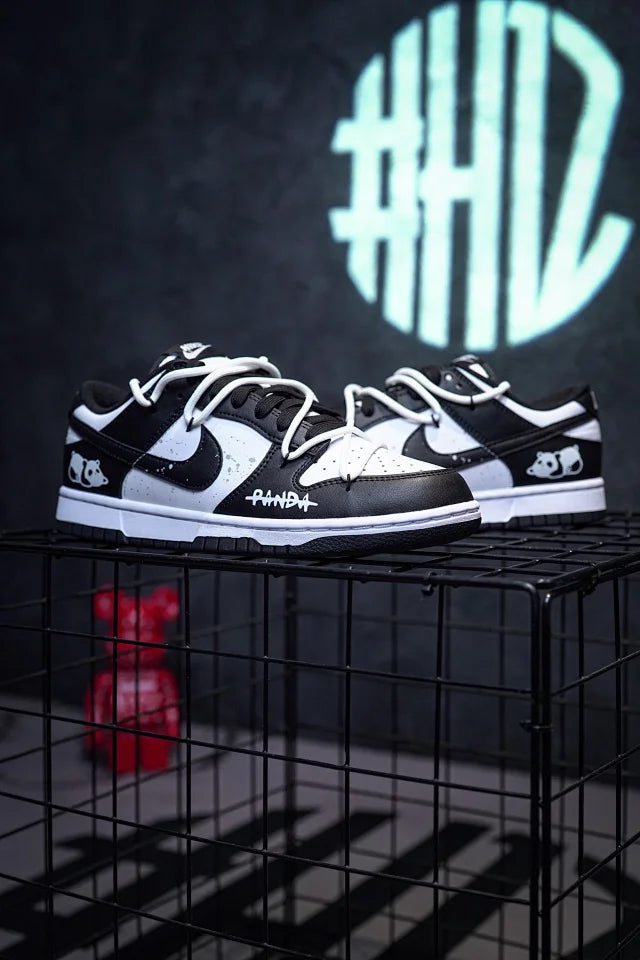 Nike Dunk Low Panda desconstruído personallizado.