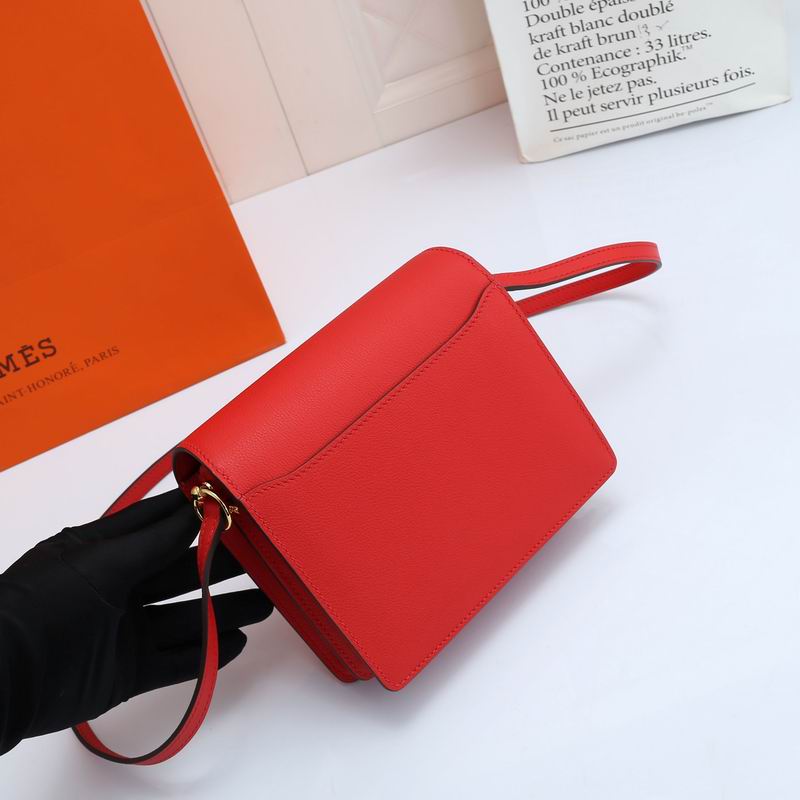 Bolsa Hermès Roulis Evercolor Vermelho