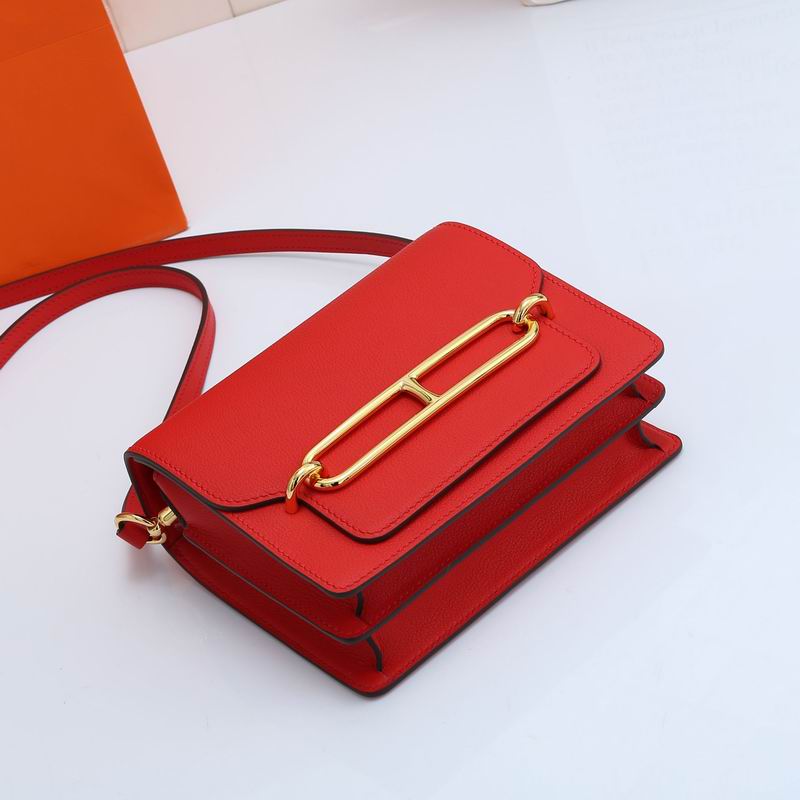 Bolsa Hermès Roulis Evercolor Vermelho