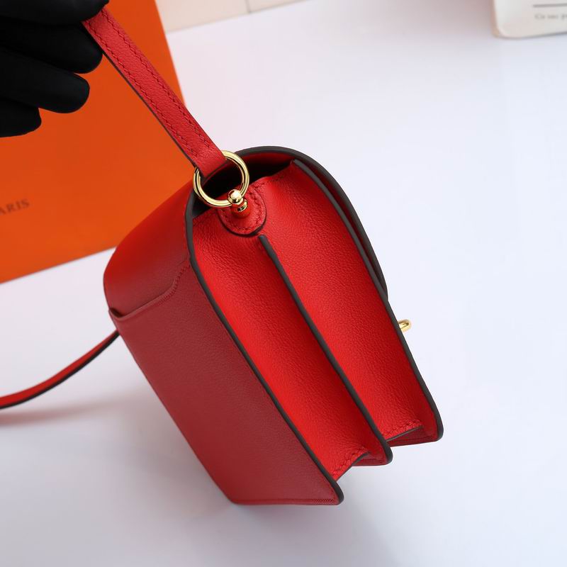 Bolsa Hermès Roulis Evercolor Vermelho