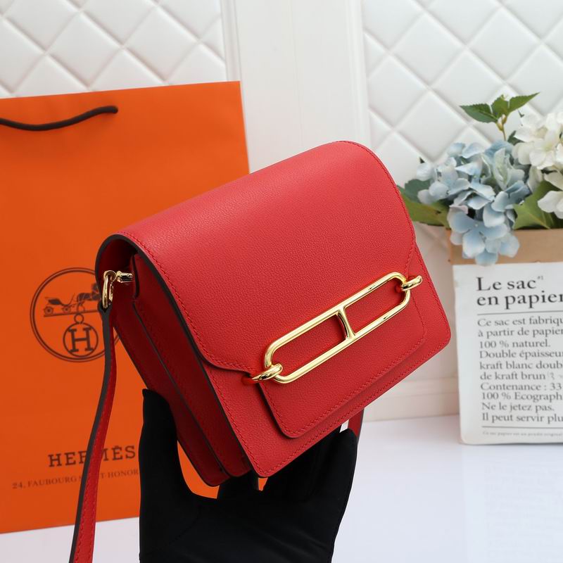 Bolsa Hermès Roulis Evercolor Vermelho