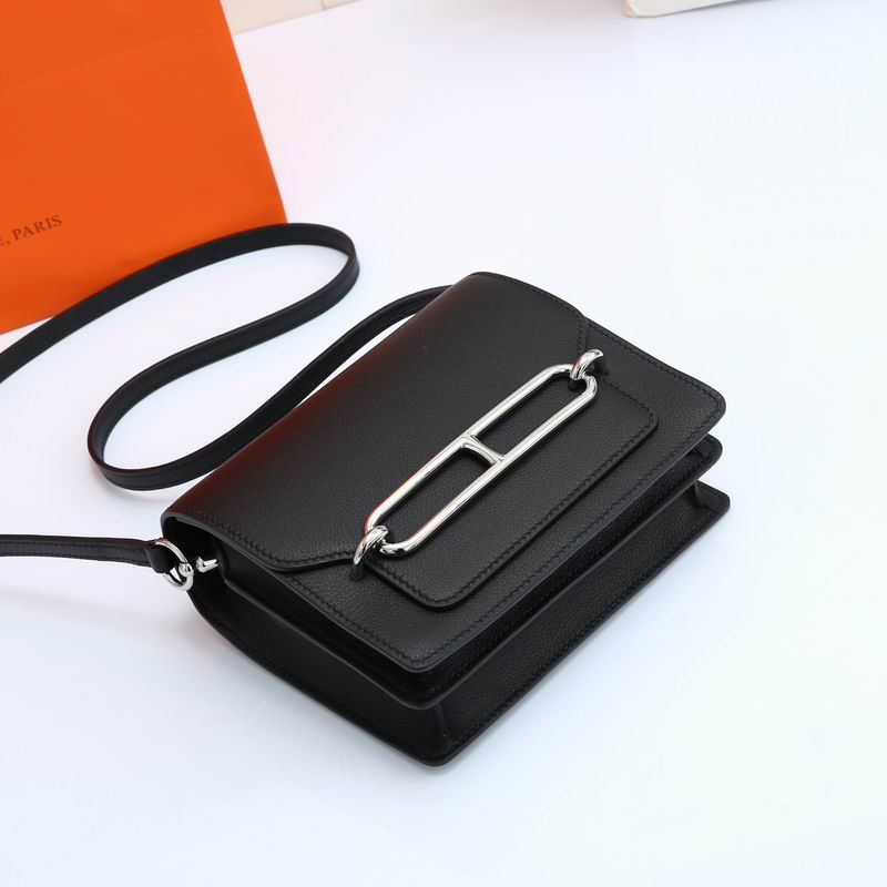 Bolsa Hermès Roulis Evercolor Preto