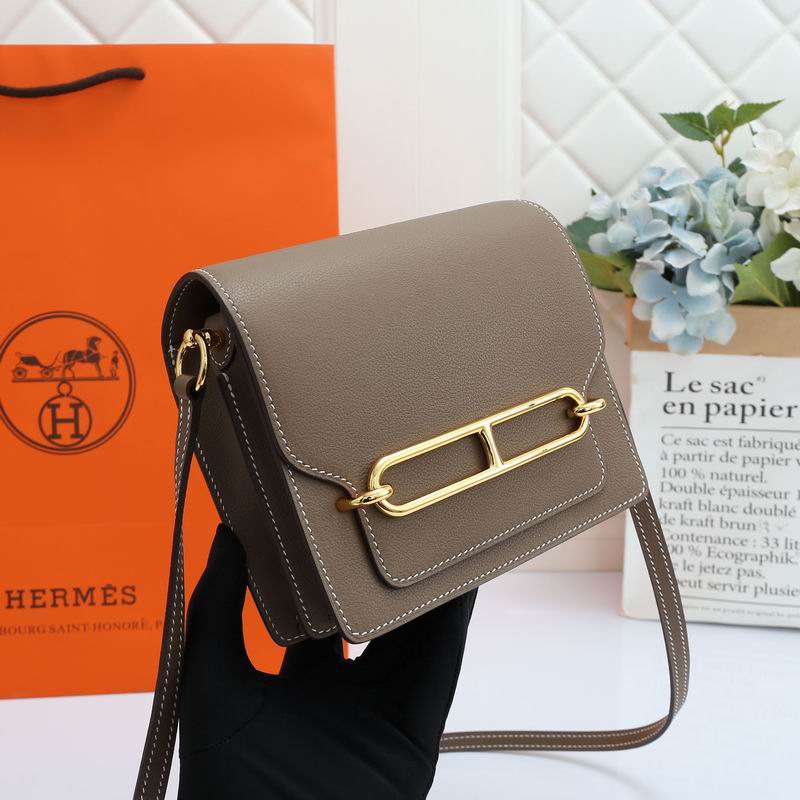 Bolsa Hermès Roulis Evercolor Bege