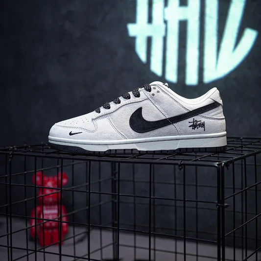 Stussy x Nike Dunk Low Beige Suede