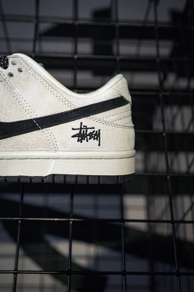 Stussy x Nike Dunk Low Beige Suede