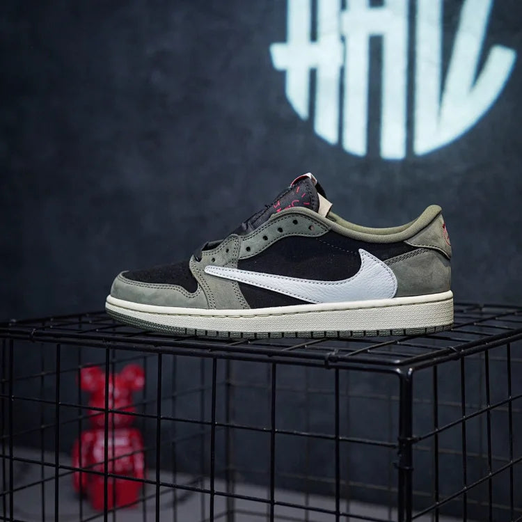 Travis Scott x Air Jordan 1 Low"Black Olive"