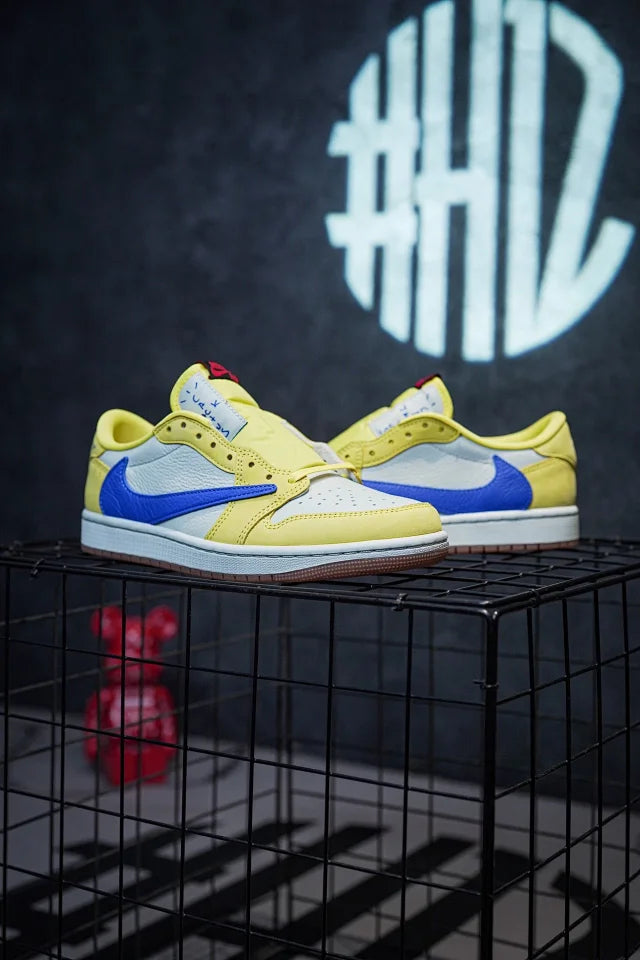 TS x Air Jordan 1 Low "Canário"