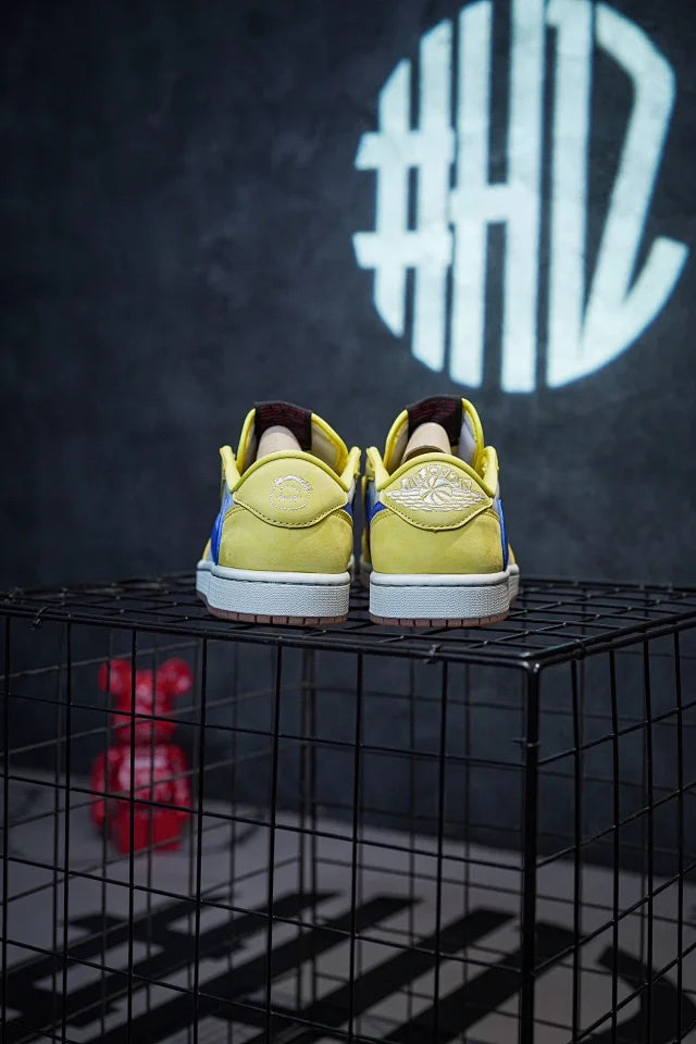 TS x Air Jordan 1 Low "Canário"