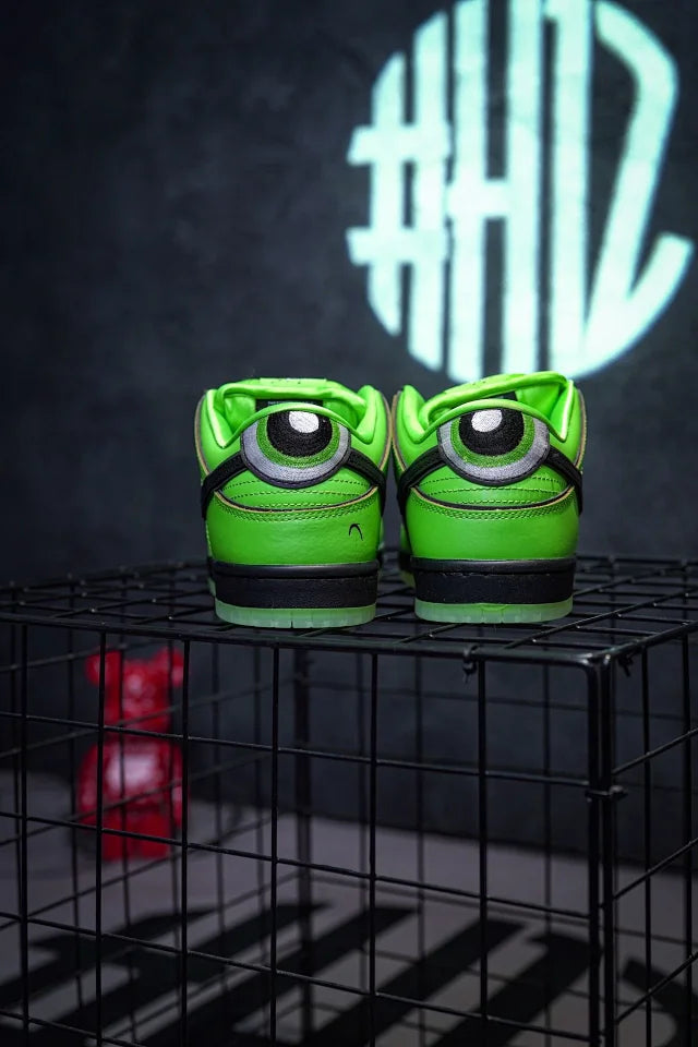 Nike Dunk Low SB x Powerpuff Girls (Meninas Super Poderosas) "Buttercup"