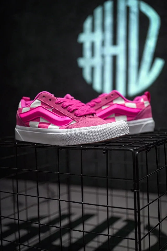 Vans Classics Knu Skool Pink Checkerboard