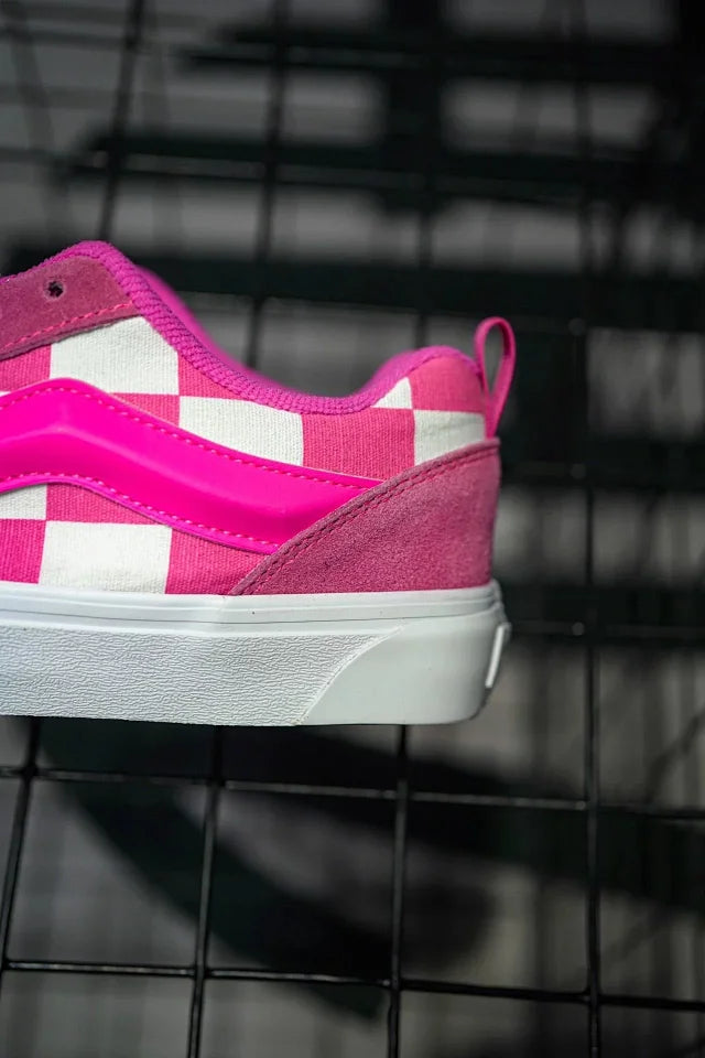 Vans Classics Knu Skool Pink Checkerboard