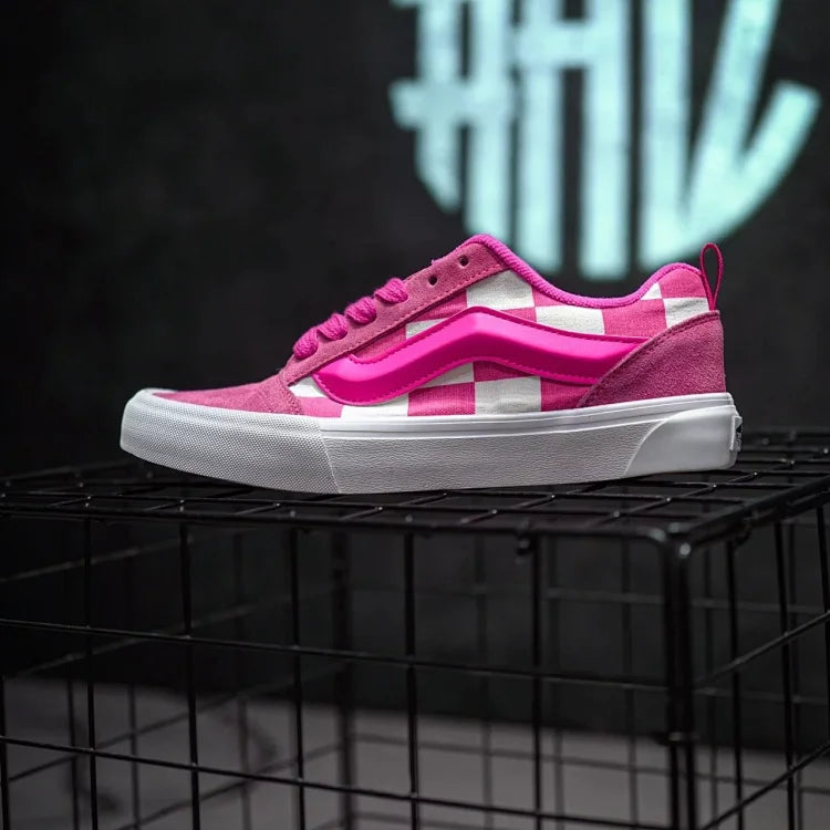 Vans Classics Knu Skool Pink Checkerboard