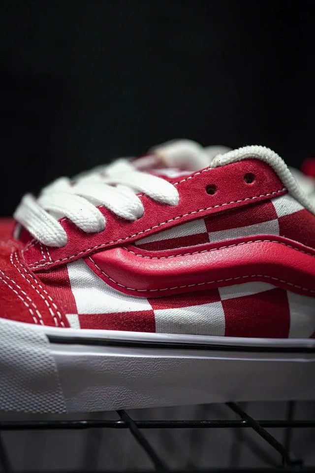 Vans Classics Knu Skool Red Checkerboard