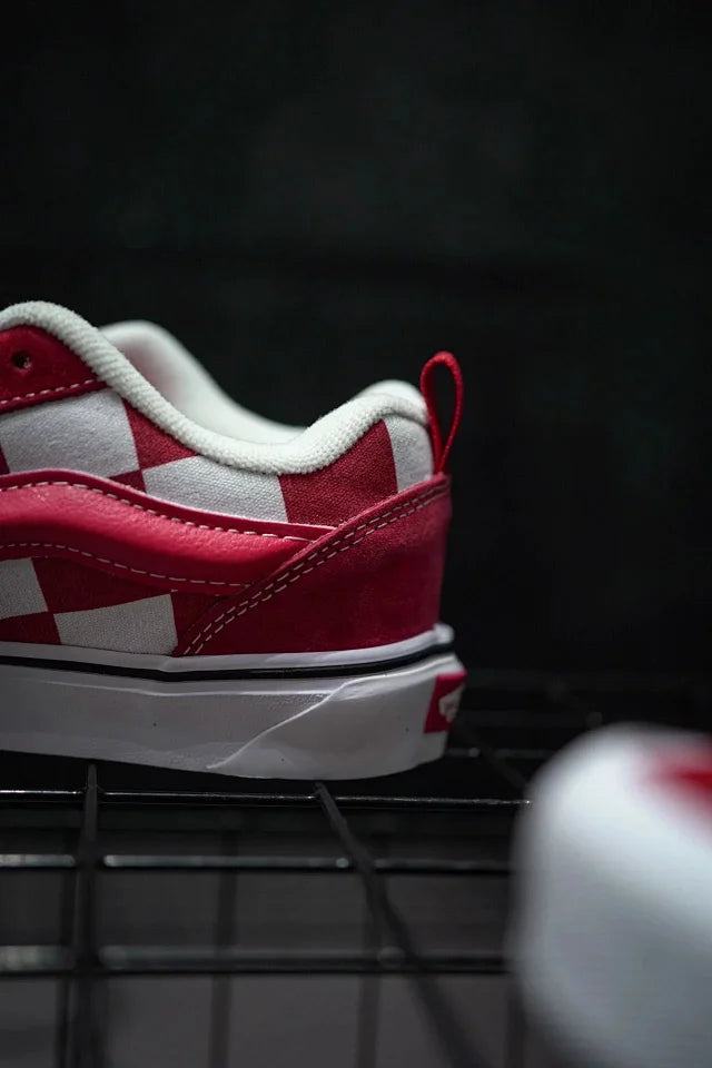 Vans Classics Knu Skool Red Checkerboard