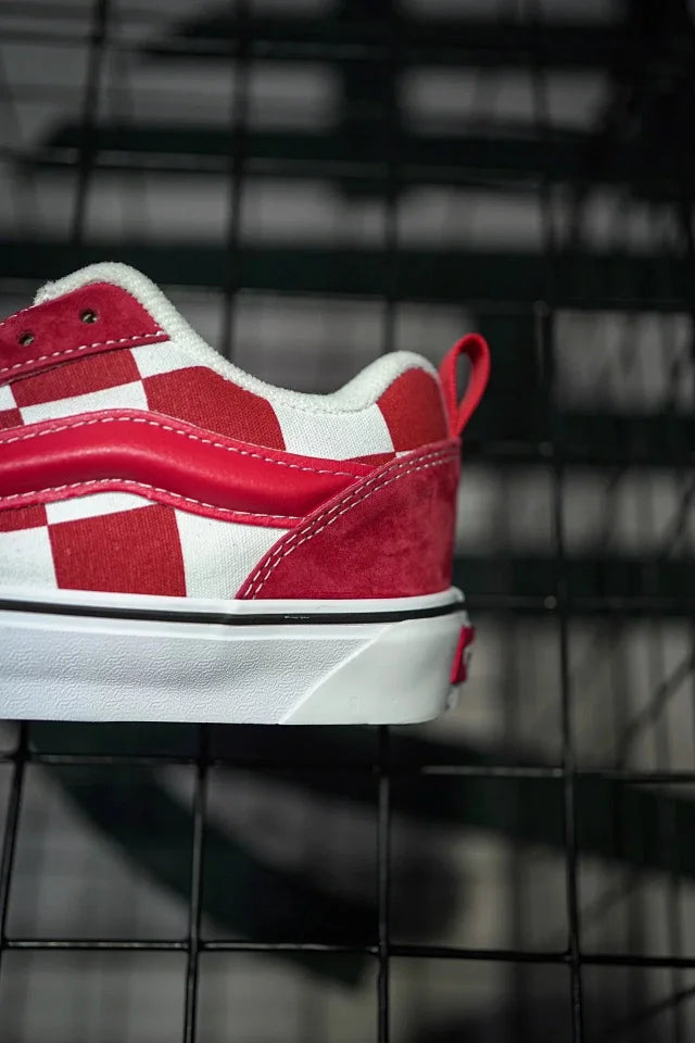 Vans Classics Knu Skool Red Checkerboard