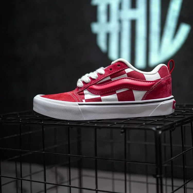 Vans Classics Knu Skool Red Checkerboard