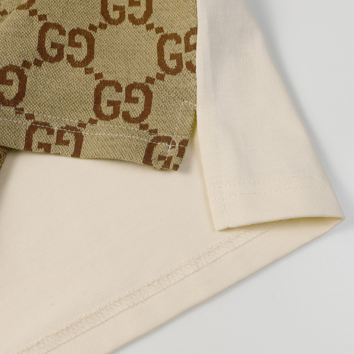Polo maxi GG de seda de algodão