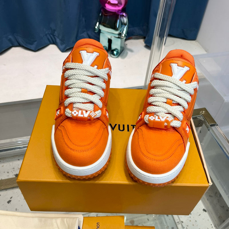 Tênis LV Trainer Maxi Laranja