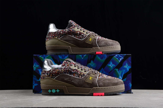 Tênis LV Trainer Marrom