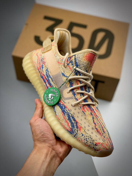 Yeezy 350V2 "MX Oat" Tyrannosaurusmon. Versão exclusiva.