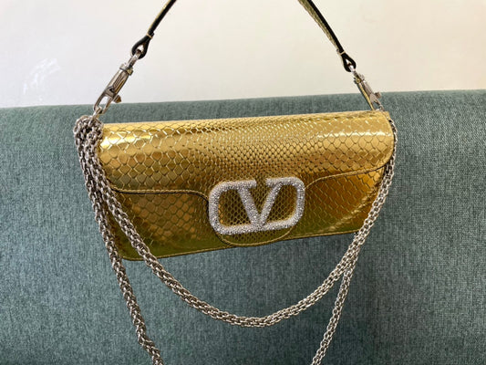 Bolsa Valentino Ouro