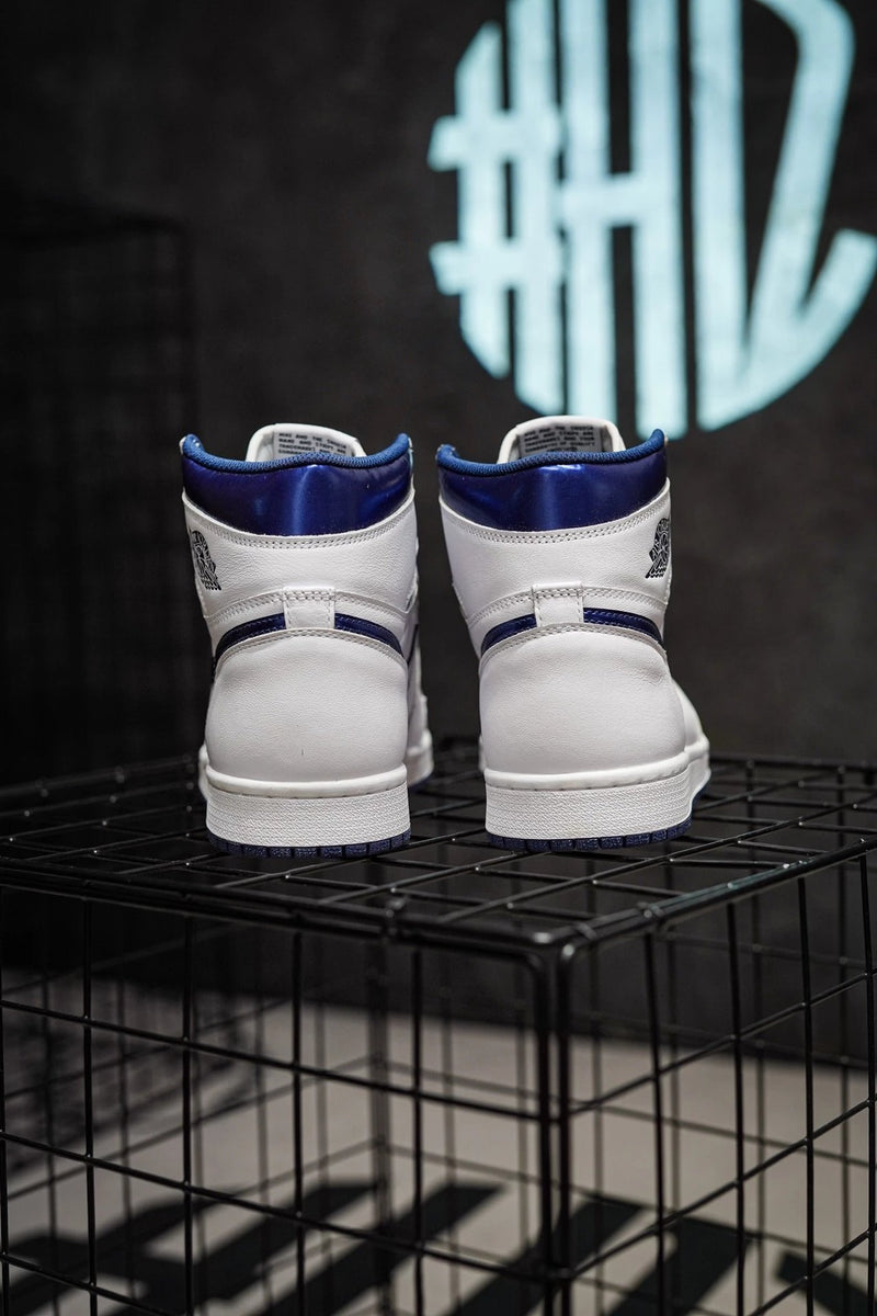 Jordan 1 Branco & Azul