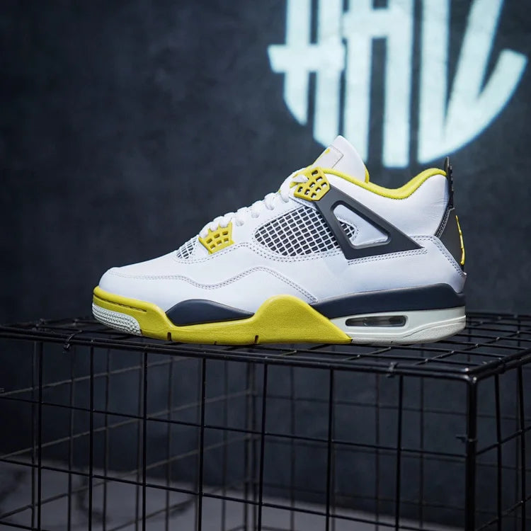 Jordan 4 "Vivid SuIfur" Branco & Amarelo