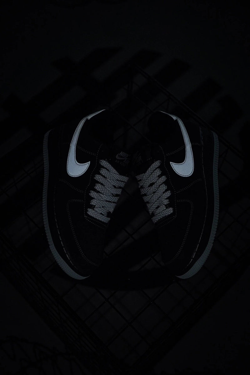 Nike Air Force 1 Low 3M Reflective Black Silver