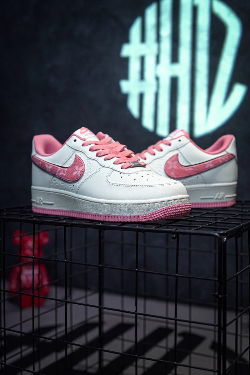 Louis Voitton x Nike Air Force 1 Low Pink Print