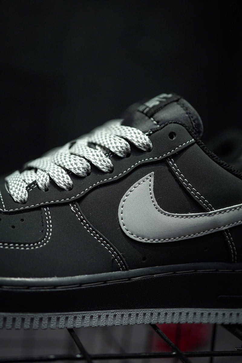 Nike Air Force 1 Low 3M Reflective Black Silver