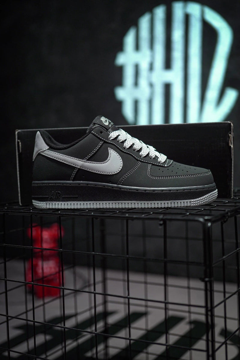 Nike Air Force 1 Low 3M Reflective Black Silver