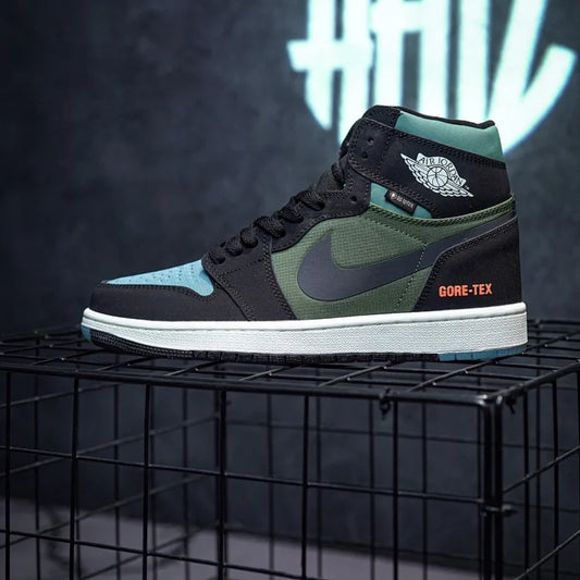 Jordan 1 Element "Black Olive" Black & Green